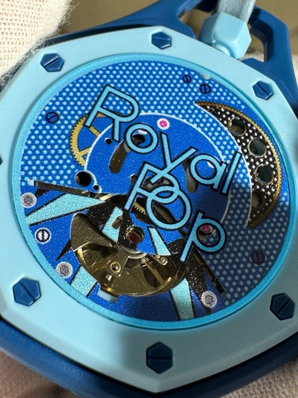 Часы Audemars Piguet x Swatch Royal Pop Lan Ba — фото 6