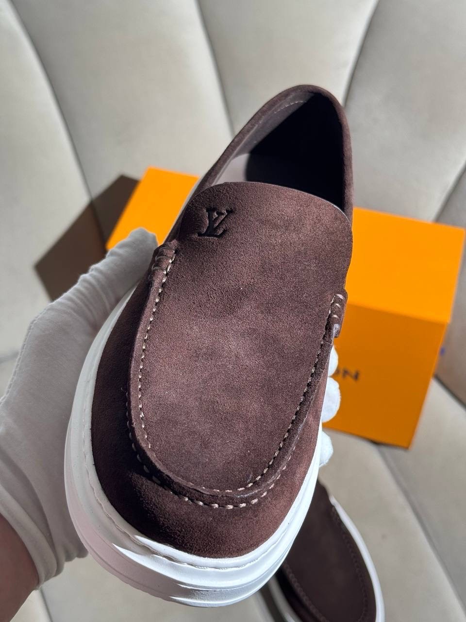 Лоферы Louis Vuitton Brown — фото 9