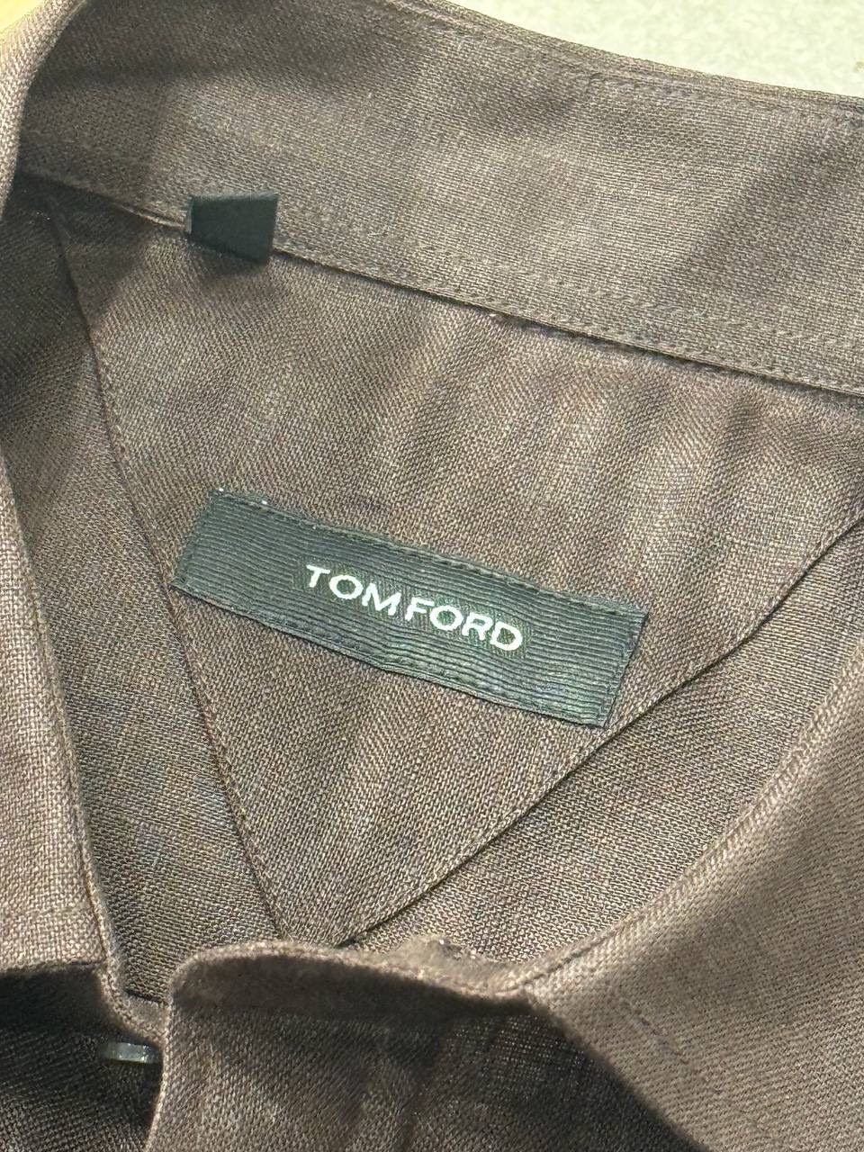 Льняная рубашка Tom Ford — фото 4