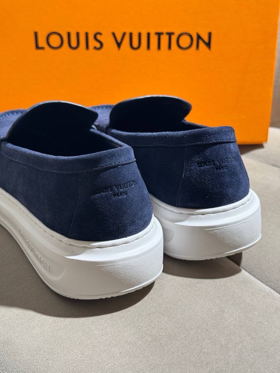 Лоферы Louis Vuitton Blue — фото 8