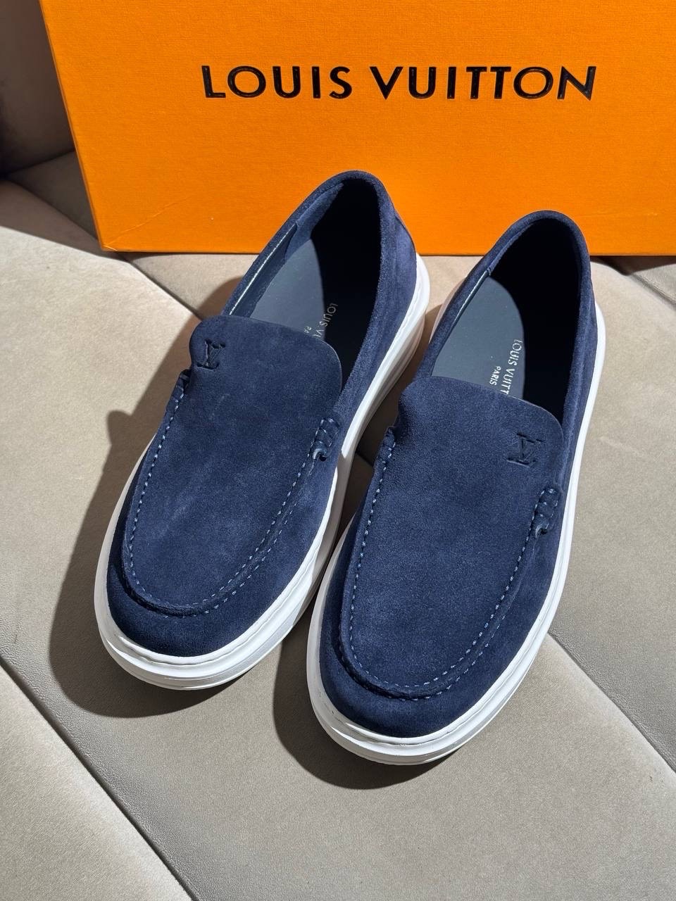 Лоферы Louis Vuitton Blue — фото 4