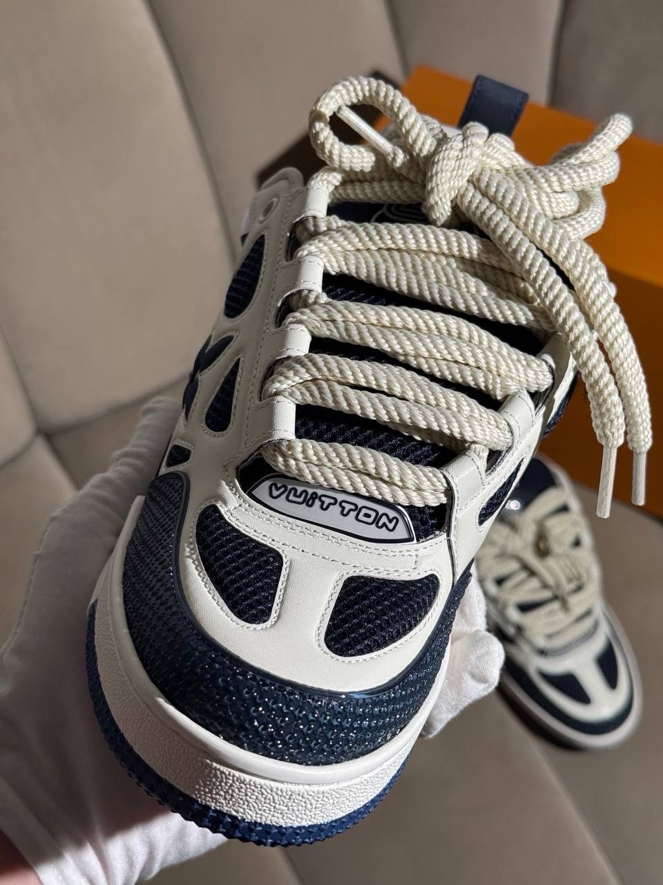 Кроссовки Louis Vuitton Sk8 Blue — фото 4