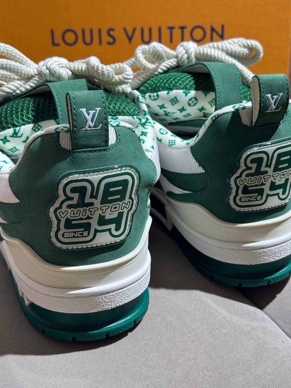 Кроссовки Louis Vuitton Sk8 Green — фото 8
