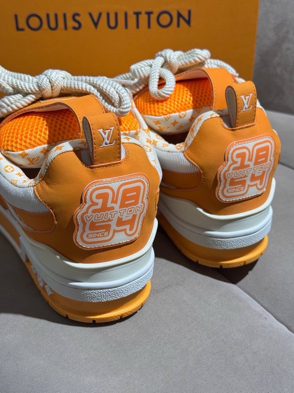 Кроссовки Louis Vuitton Sk8 Orange — фото 5