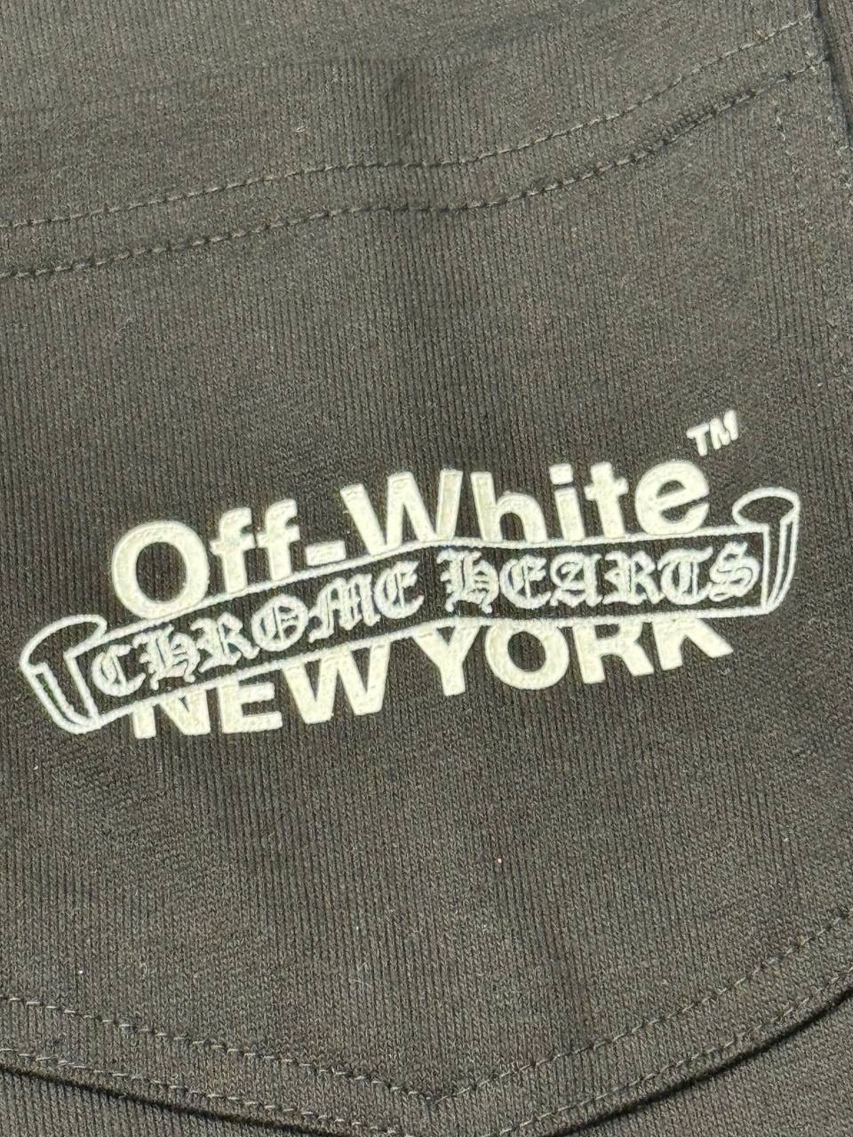 Футболка Off White x Chrome Hearts — фото 9