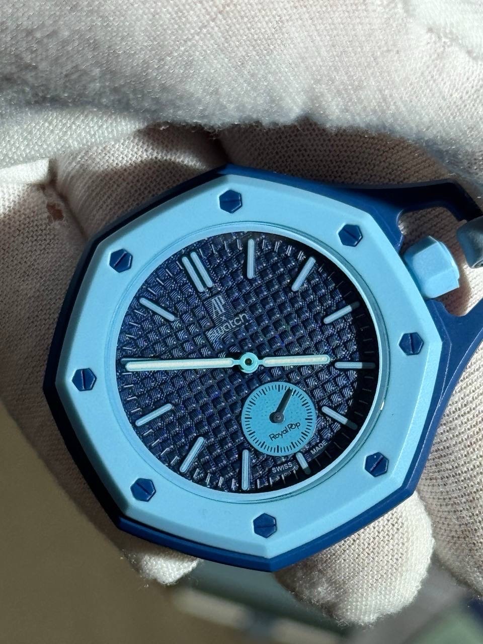Часы Audemars Piguet x Swatch Royal Pop Lan Ba — фото 9