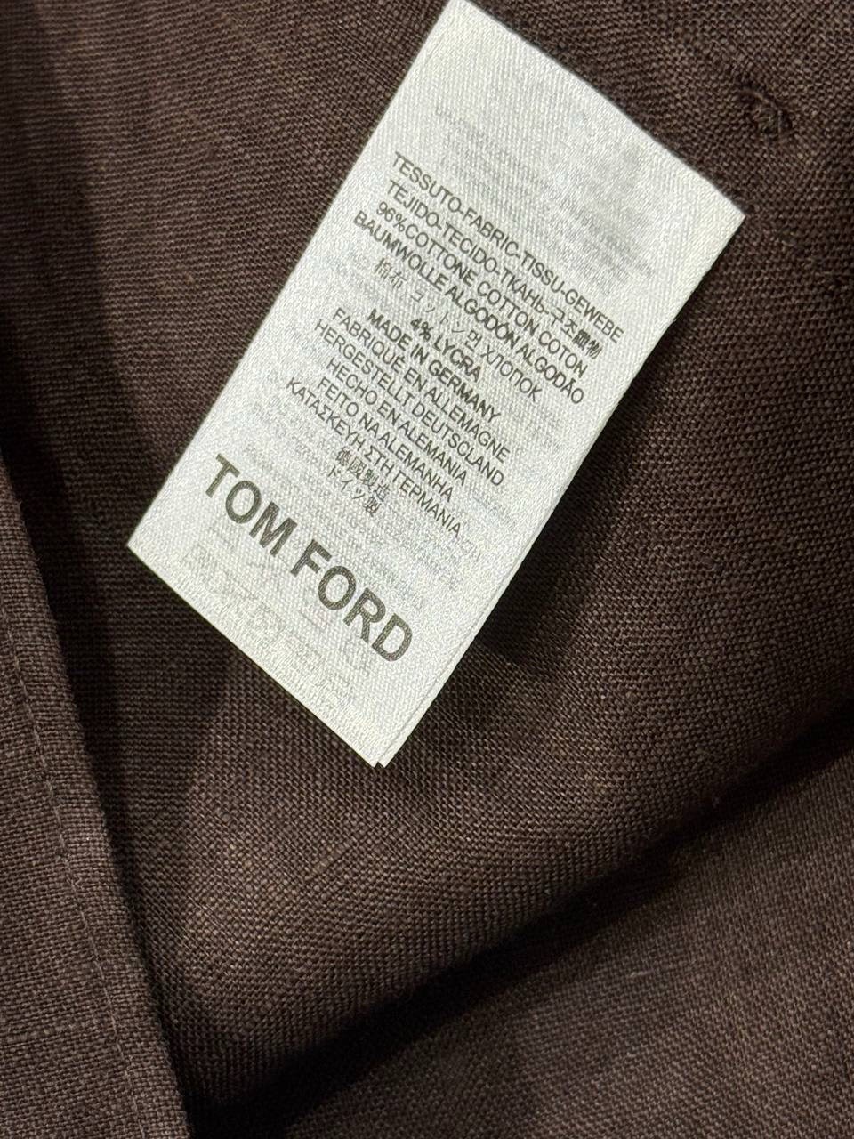 Льняная рубашка Tom Ford — фото 6