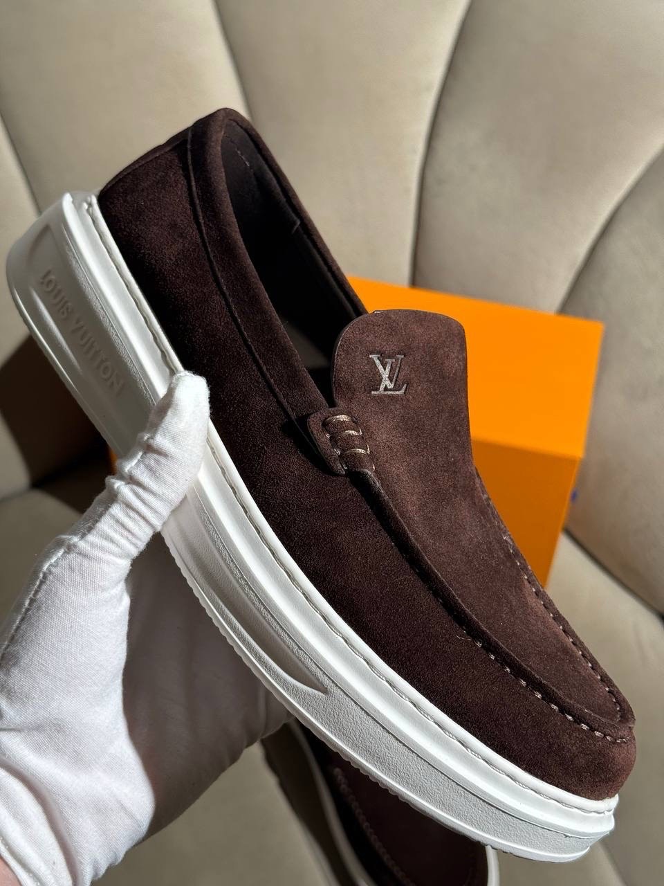 Лоферы Louis Vuitton Brown — фото 3