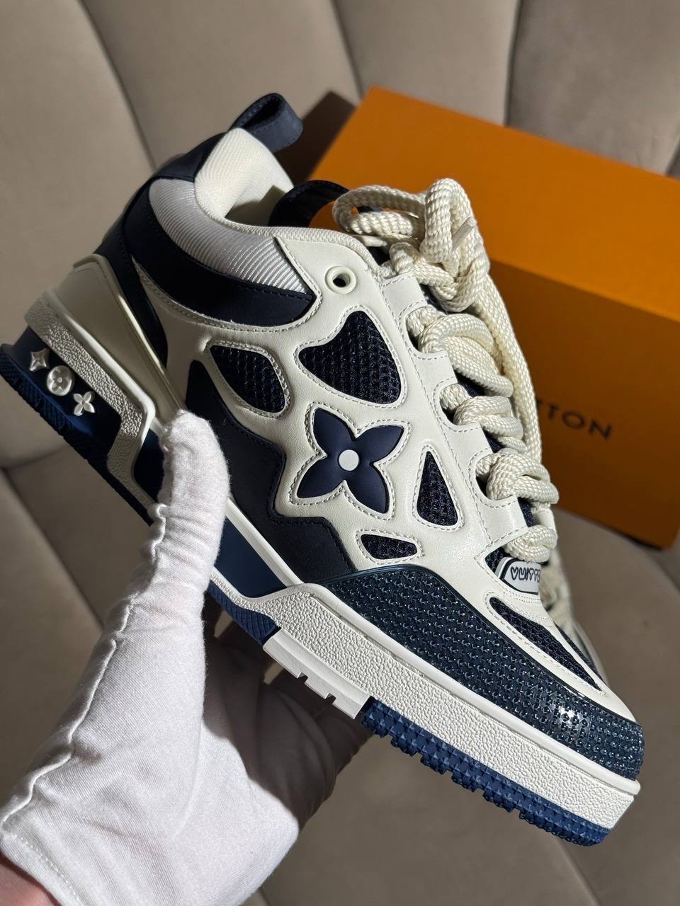 Кроссовки Louis Vuitton Sk8 Blue — фото 3