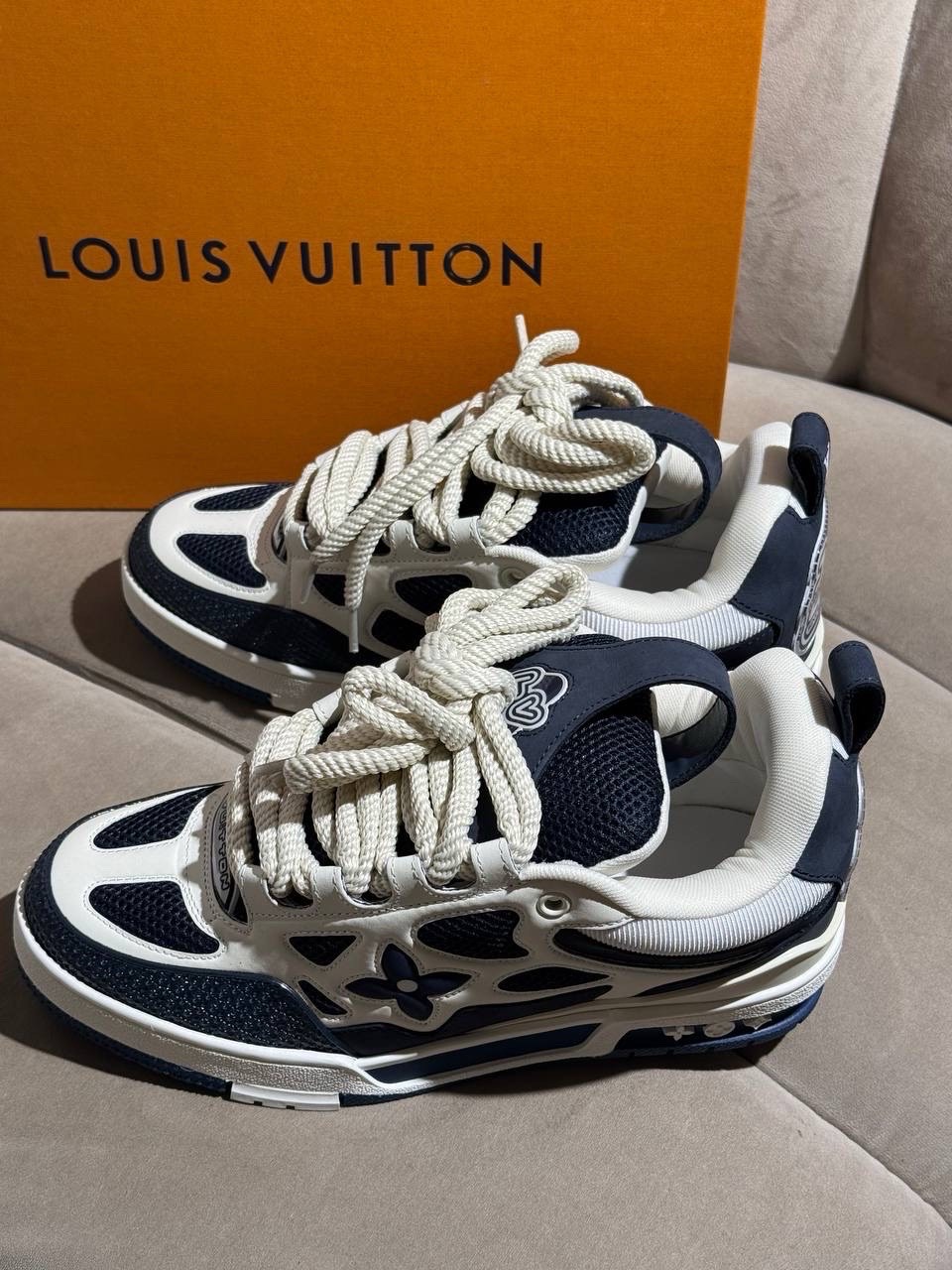 Кроссовки Louis Vuitton Sk8 Blue — фото 10