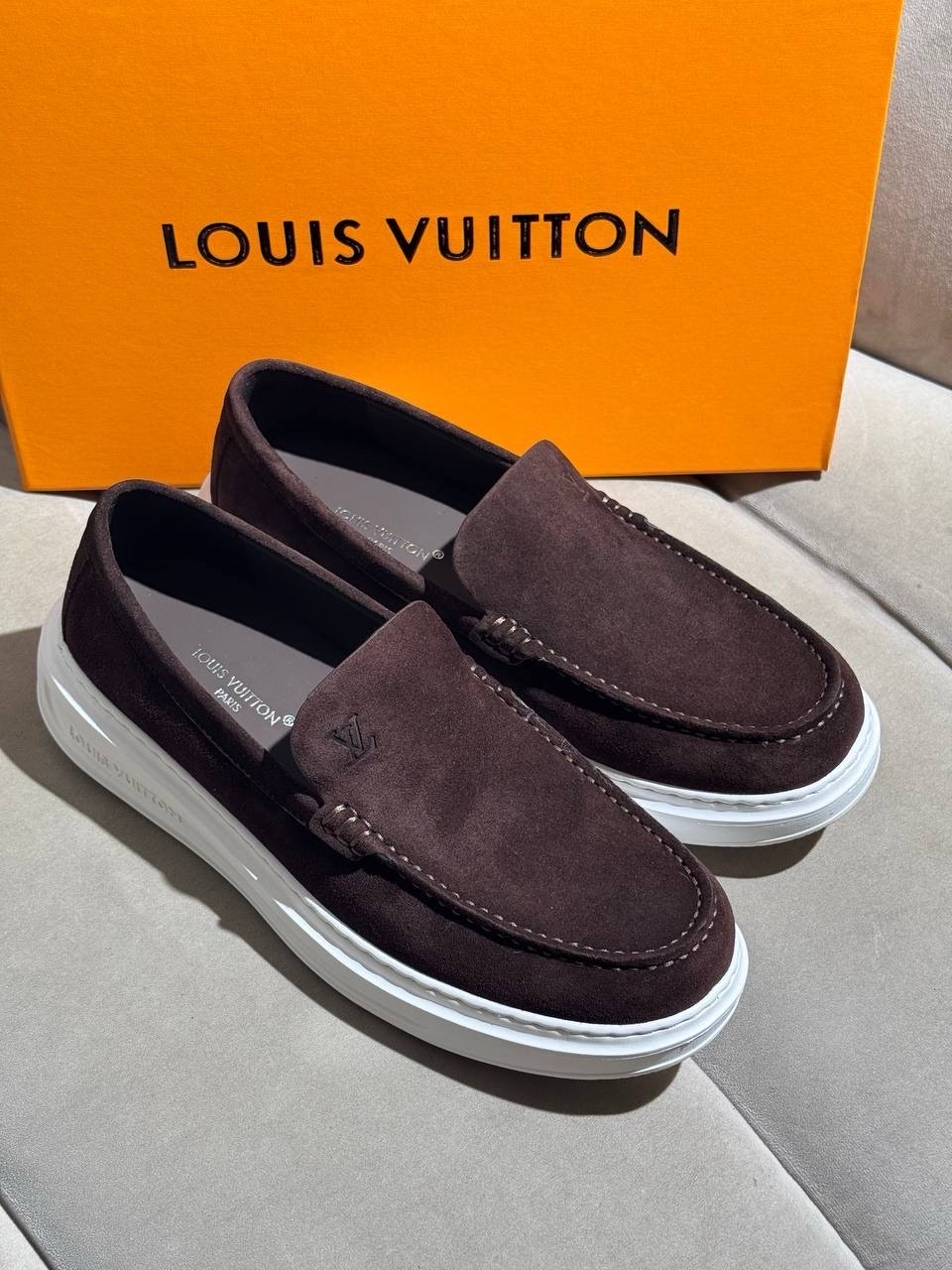 Лоферы Louis Vuitton Brown — фото 1