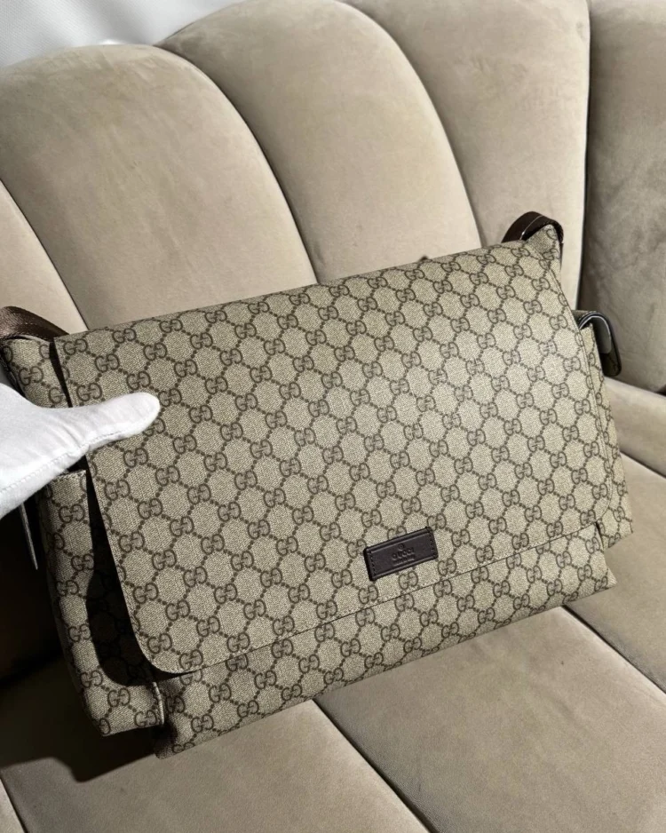 Сумка Gucci Diaper Bag Monogram — фото 3