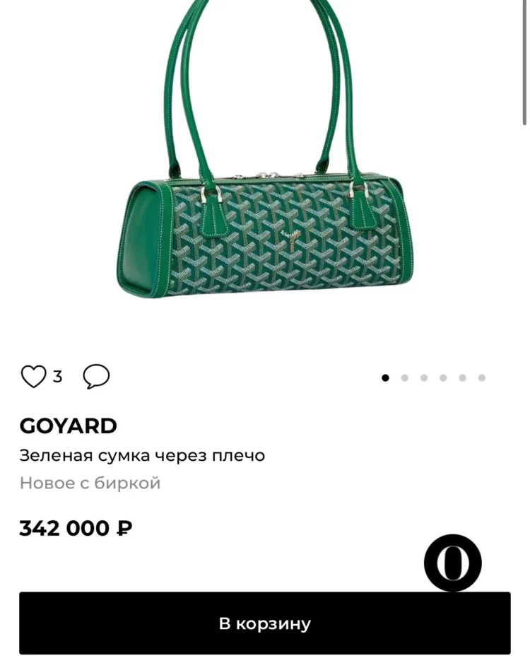 Сумка Goyard Bonbonnière Bag — фото 11