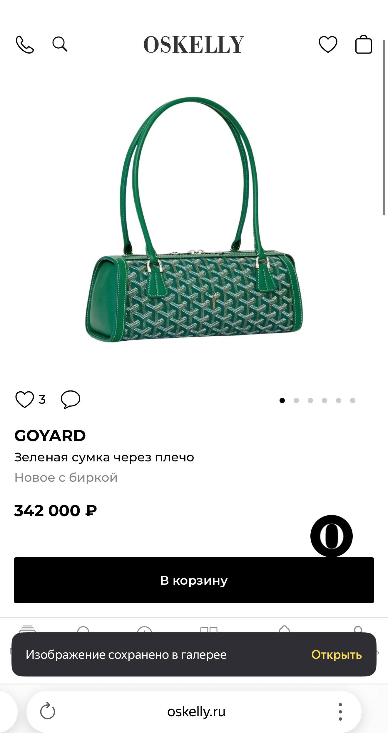Сумка Goyard Bonbonnière Bag — фото 10