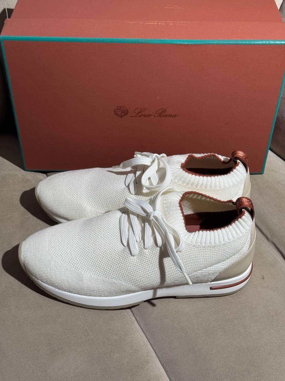 Кроссовки Loro Piana (White) — фото 4