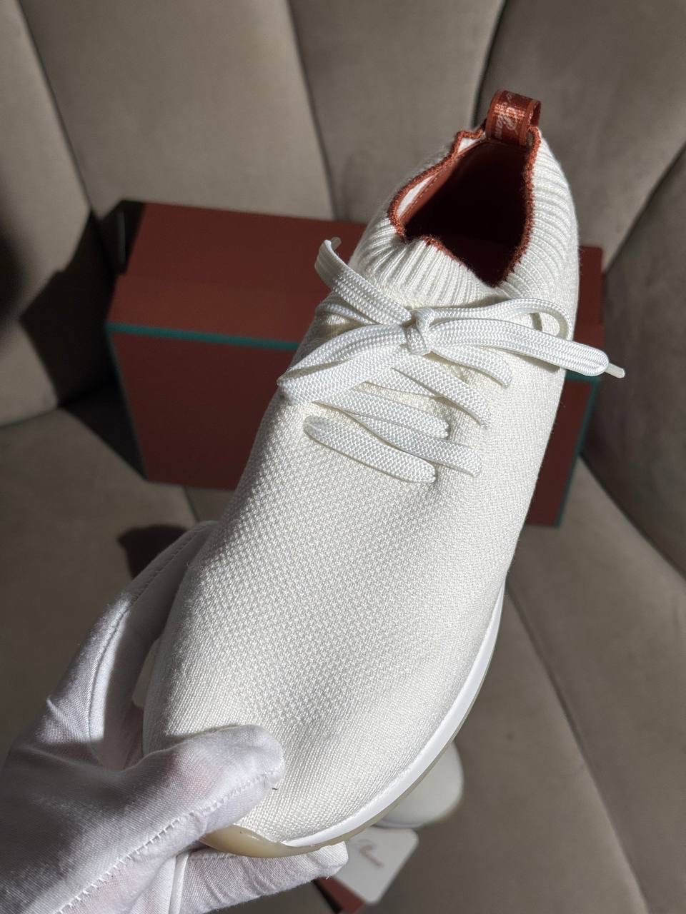 Кроссовки Loro Piana (White) — фото 6