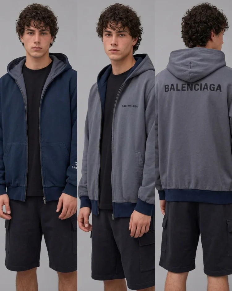 Zip-худи Balenciaga (двухсторонняя) — фото 4
